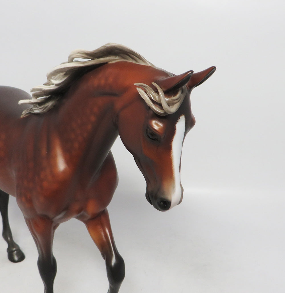 FACETIOUS- OOAK SILVER BAY DAPPLE THOROUGHBRED BY SHERLY LEISURE 10/4/2018