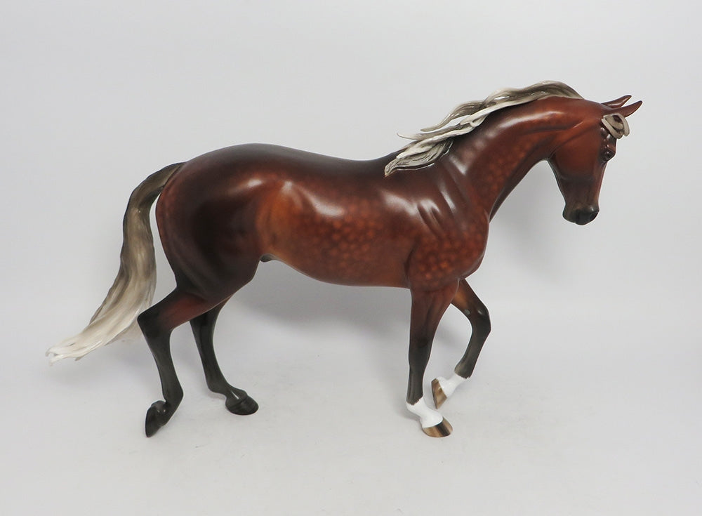 FACETIOUS- OOAK SILVER BAY DAPPLE THOROUGHBRED BY SHERLY LEISURE 10/4/2018