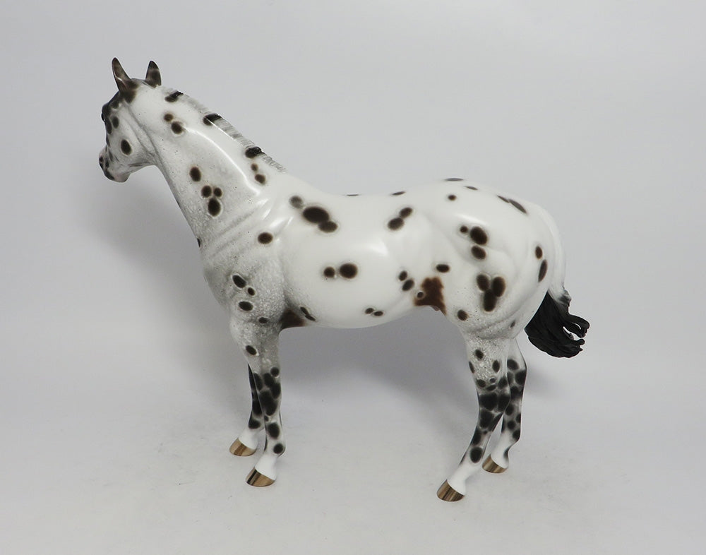 CLEVEREST- OOAK BAY APPALOOSA ISH MODEL HORSE BY SHERYL LEISURE 10/4/2018