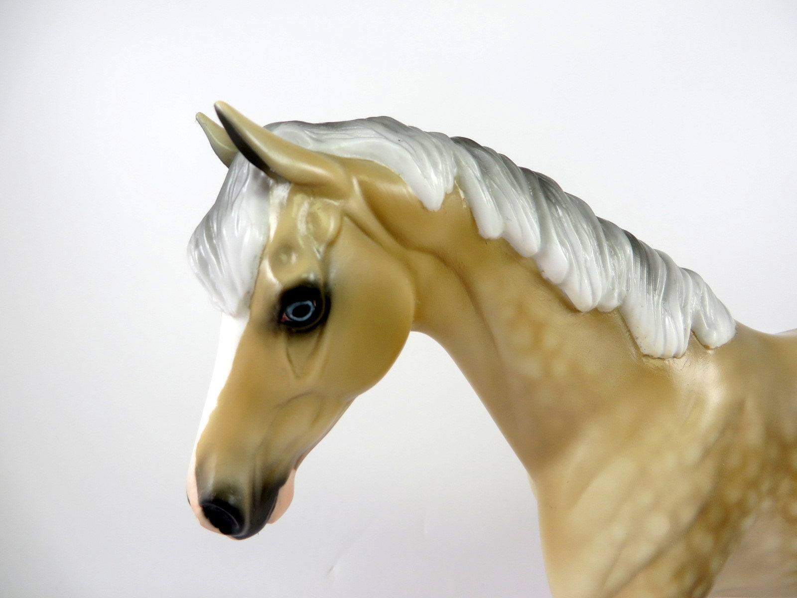 LITTLE BIT-OOAK DAPPLE PALIMINO PONY MODEL HORSE BY AUDREY DIXON 11/8/19