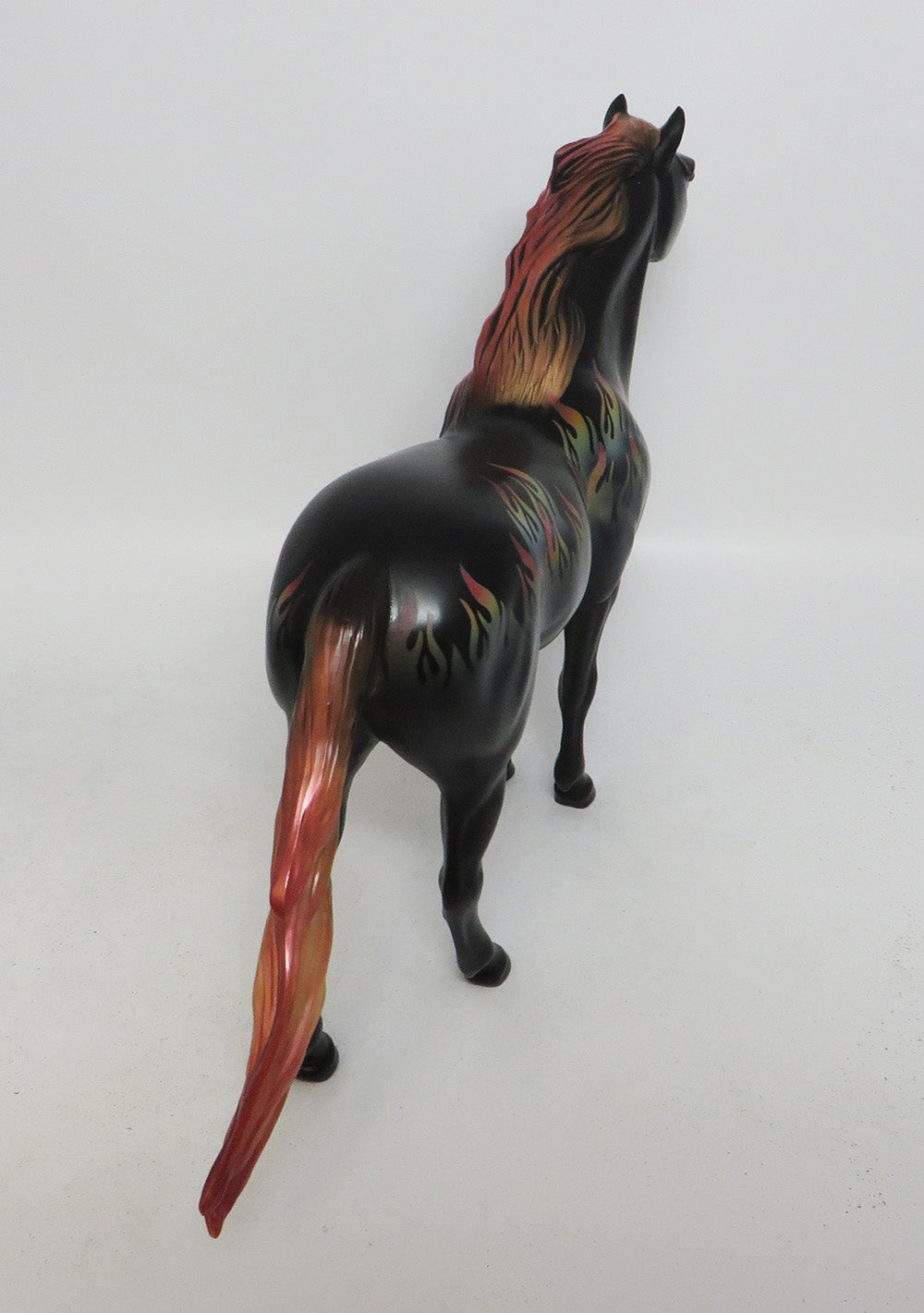 AALISH- OOAK FLAME DECORATOR SPANISH MUSTANG MODEL HORSE 10/11/18