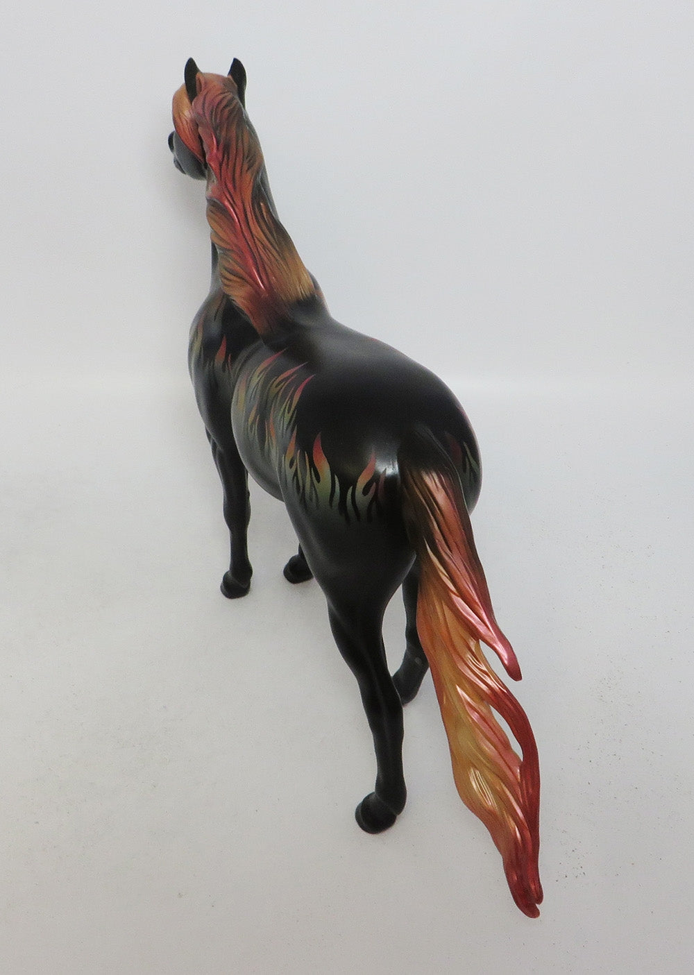 AALISH- OOAK FLAME DECORATOR SPANISH MUSTANG MODEL HORSE 10/11/18