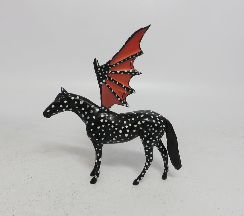 POLKA-OOAK SPOTTED THOROUGHBRED BAT CHIP MM 2018