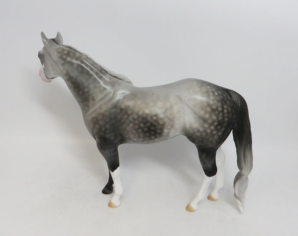 CODY-LE-4 DAPPLE FLEA BIT GREY ISH MODEL HORSE 10/12/18