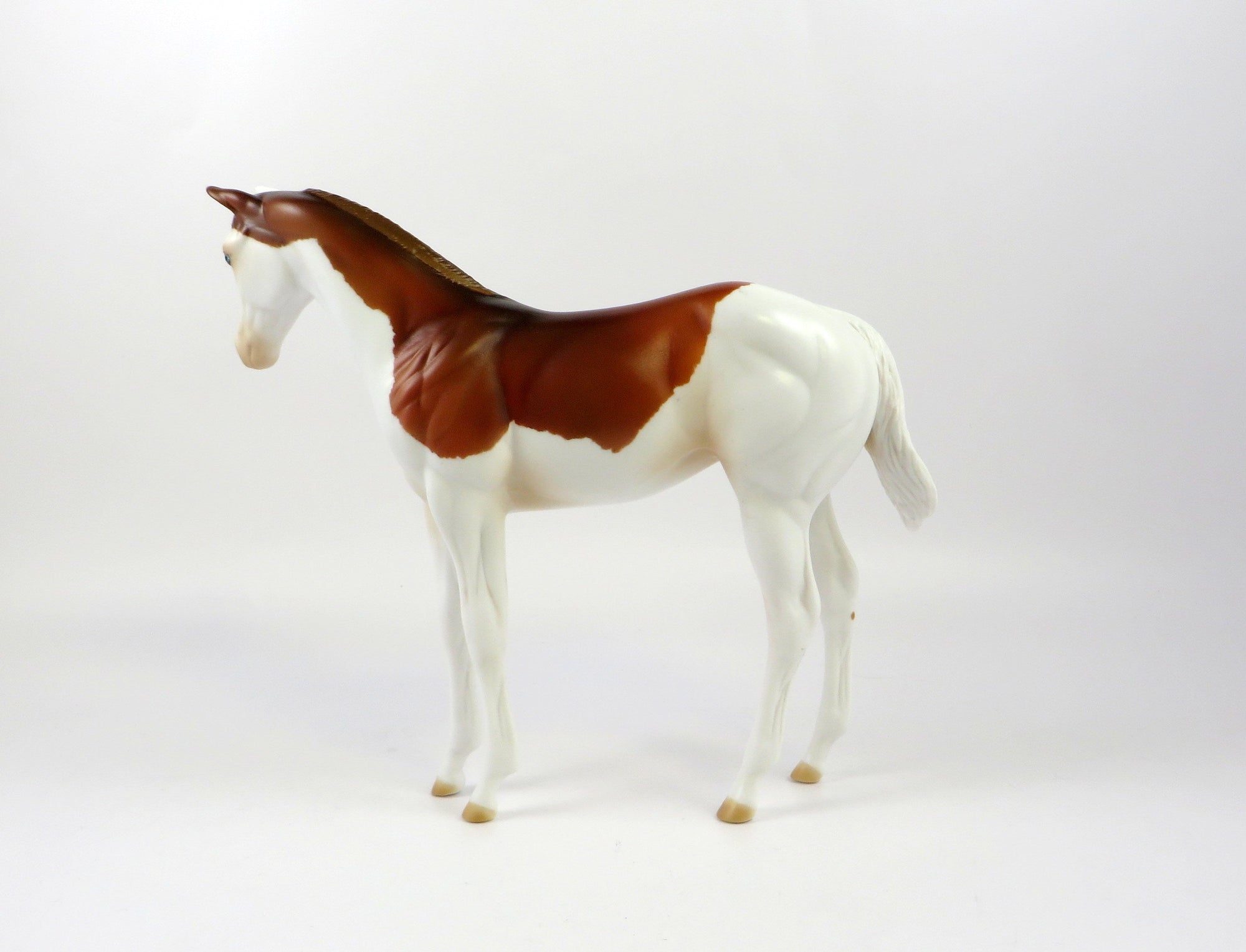 CHAKOTE-OOAK CHESTNUT SPLASH WEANLING MODEL HORSE 6/27