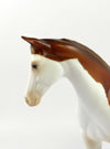 CHAKOTE-OOAK CHESTNUT SPLASH WEANLING MODEL HORSE 6/27
