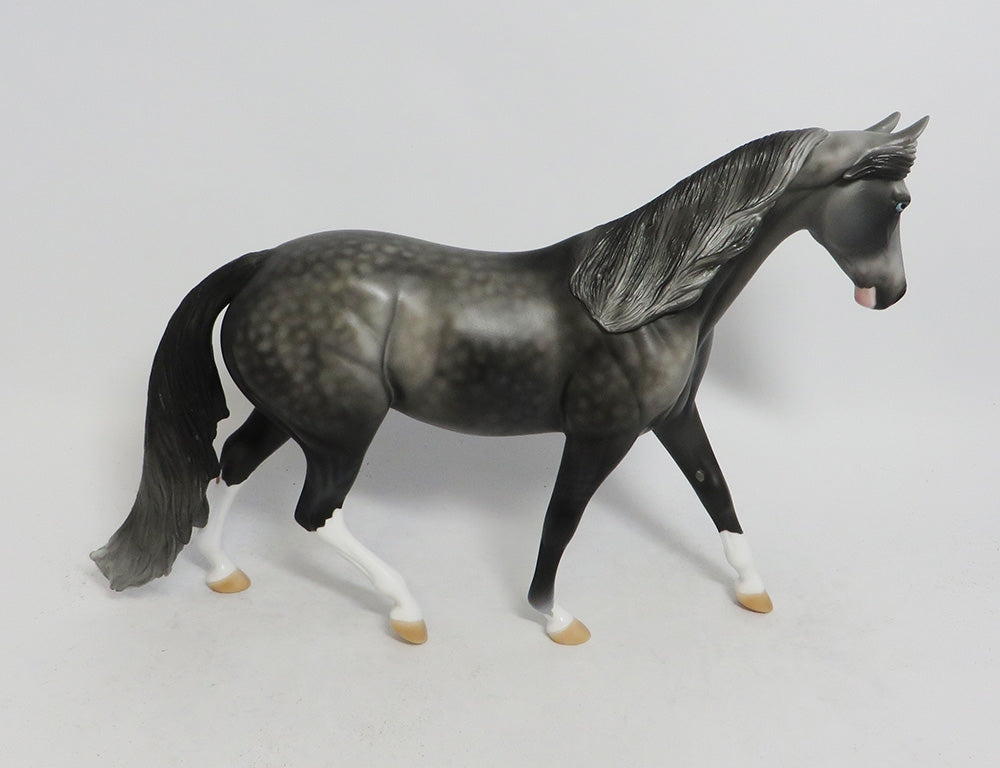 THAYNE-OOAK DAPPLE GREY PONY MODEL HORSE 10/12/18