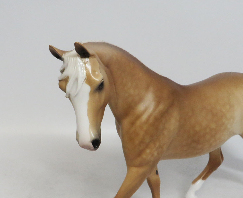 GOLDEN HARVEST-OOAK DAPPLE PALOMINO PONY BY SHERYL LEISURE 10/12/18