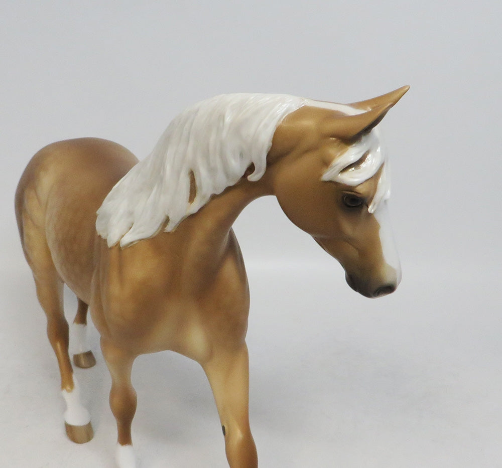 GOLDEN HARVEST-OOAK DAPPLE PALOMINO PONY BY SHERYL LEISURE 10/12/18