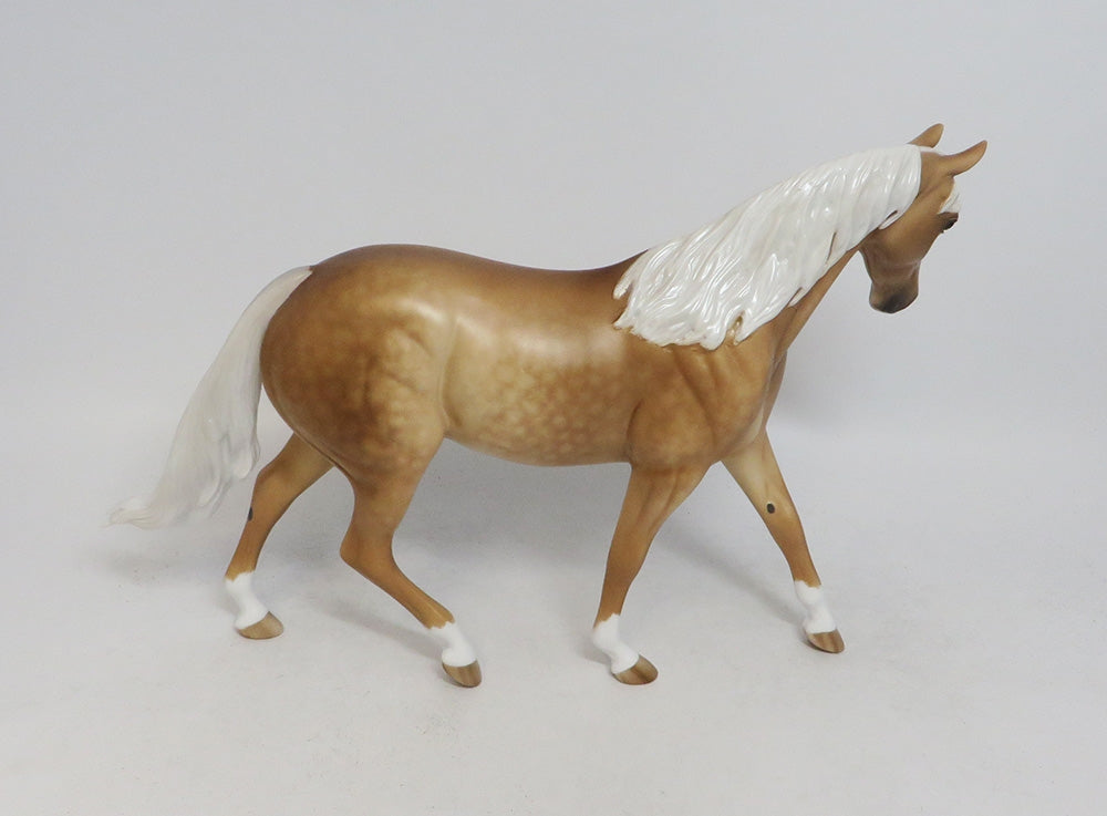 GOLDEN HARVEST-OOAK DAPPLE PALOMINO PONY BY SHERYL LEISURE 10/12/18