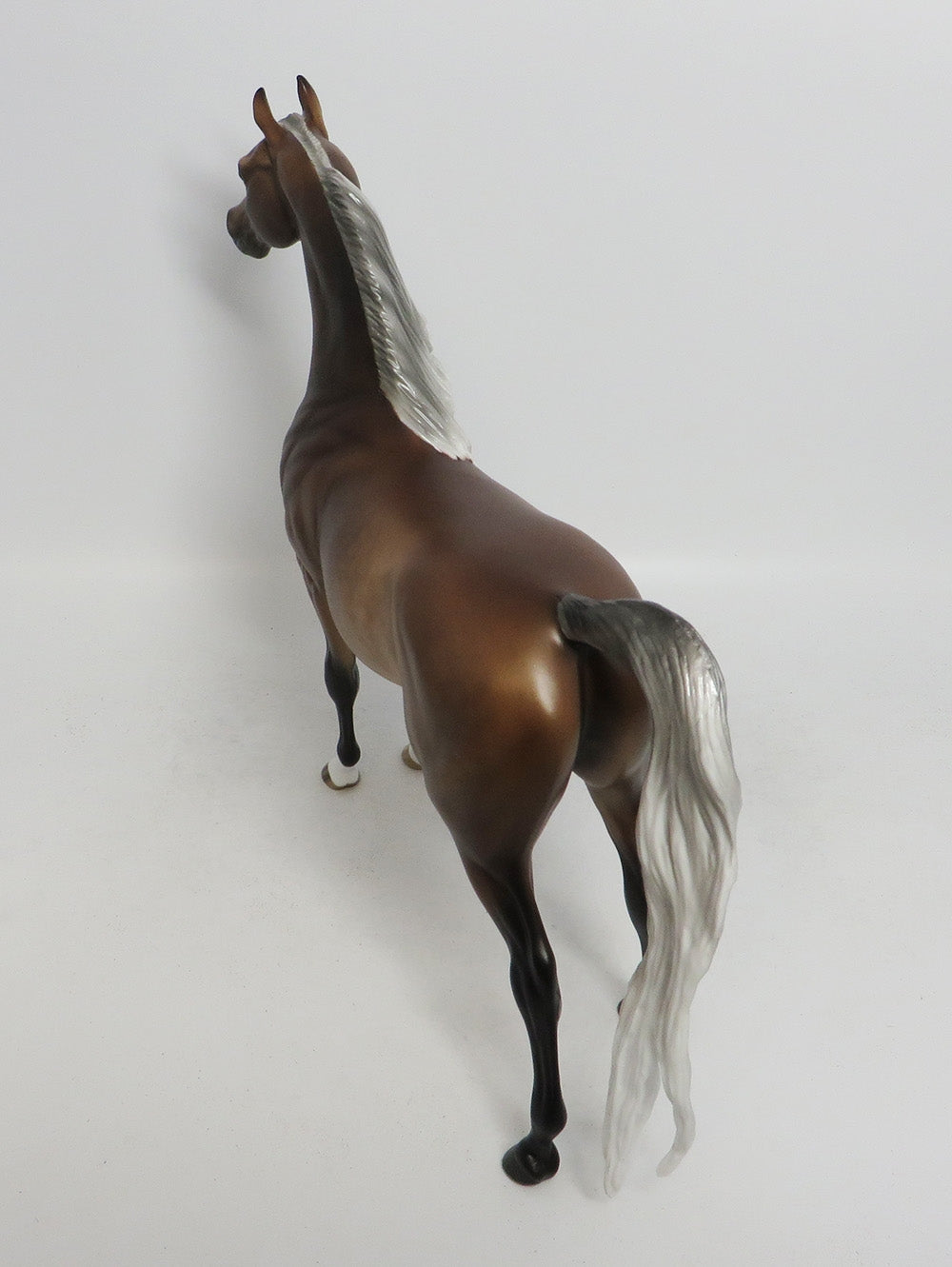 PUMPKIN MUFFIN-OOAK SILVER DAPPLE BAY ARABIAN MODEL HORSE BY SHERYL LEISURE 10/12/18