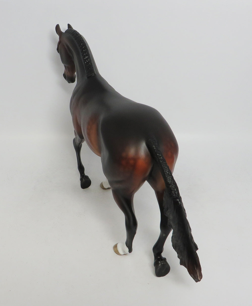 HOT CIDER-OOAK STAR DAPPLE THOROUGHBRED MODEL HORSE 10/12/18