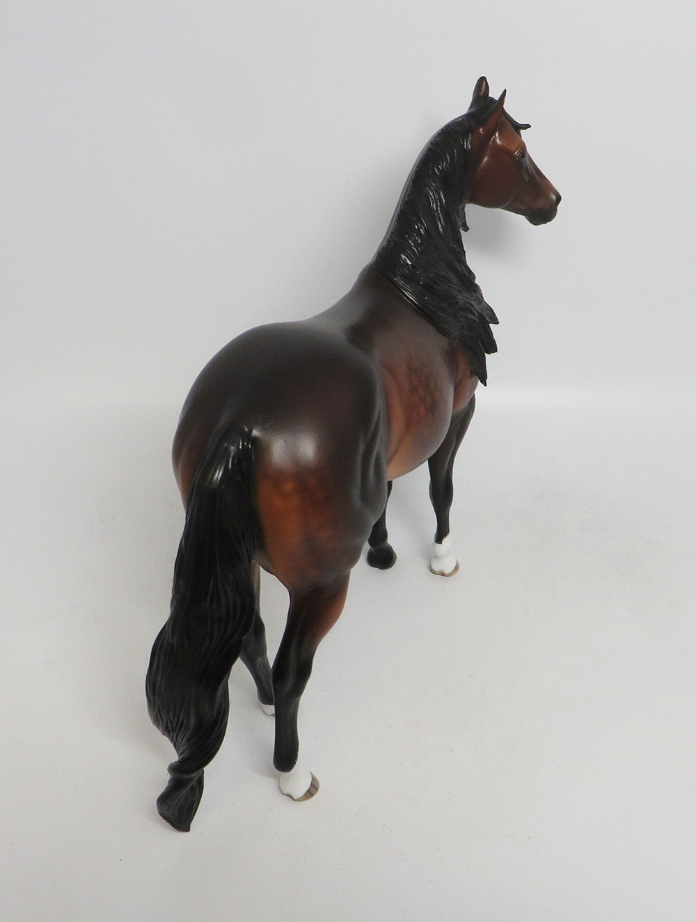 BONFIRE-OOAK STAR DAPPLE BAY ISH MODEL HORSE BY SHERYL LEISURE 10/12/18