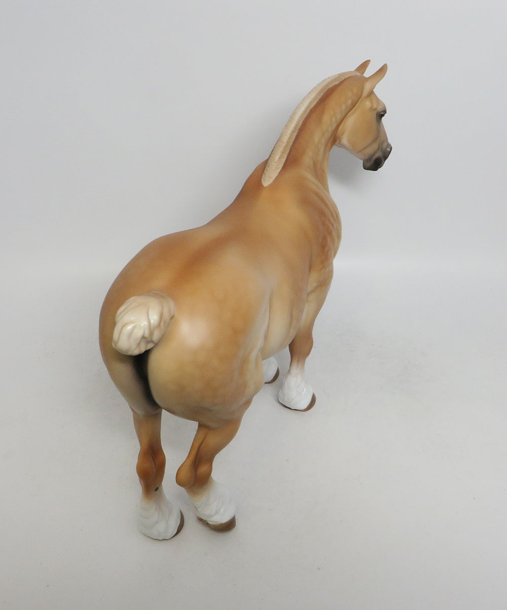 SHOSHONI-OOAK DAPPLE PALOMINO HEAVY DRAFT MARE 10/12/18