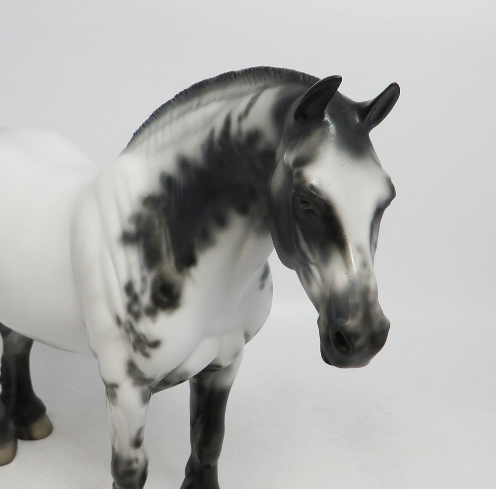 CHEYENNE-OOAK SABINO HEAVY DRAFT MARE BY DAWN QUICK 10/12/18