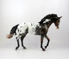 DEACON -OOAK ROSE GREY APPALOOSA CM THOROUGHBRED MODEL HORSE BY MISSY FOX 6/27/19