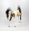 CAPELLA  - OOAK DAPPLE BUCKSKIN TOBIANO  ARABIAN MODEL HORSE BY AUDREY DIXON 6/27/19