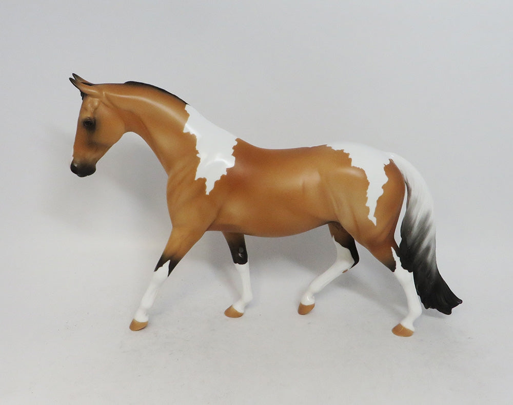 TANSLEY TOBIANO- LE-10- NC BUCKSKIN TOBIANO PONY MODEL MM 18