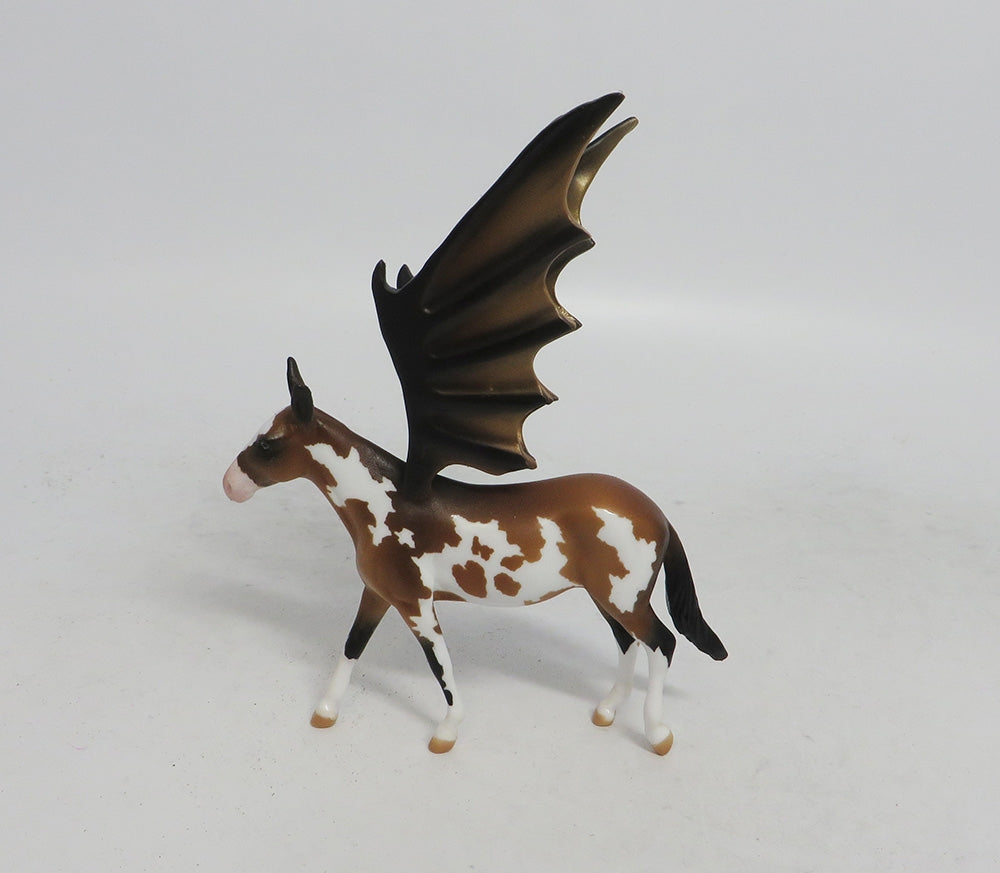 ALICE- OOAK BUCKSKIN PINTO MULE BAT CHIP MM 18