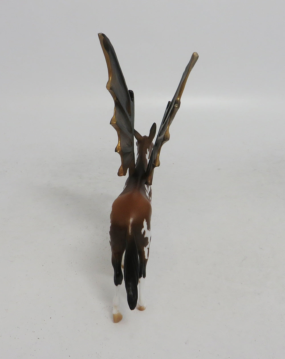 ALICE- OOAK BUCKSKIN PINTO MULE BAT CHIP MM 18