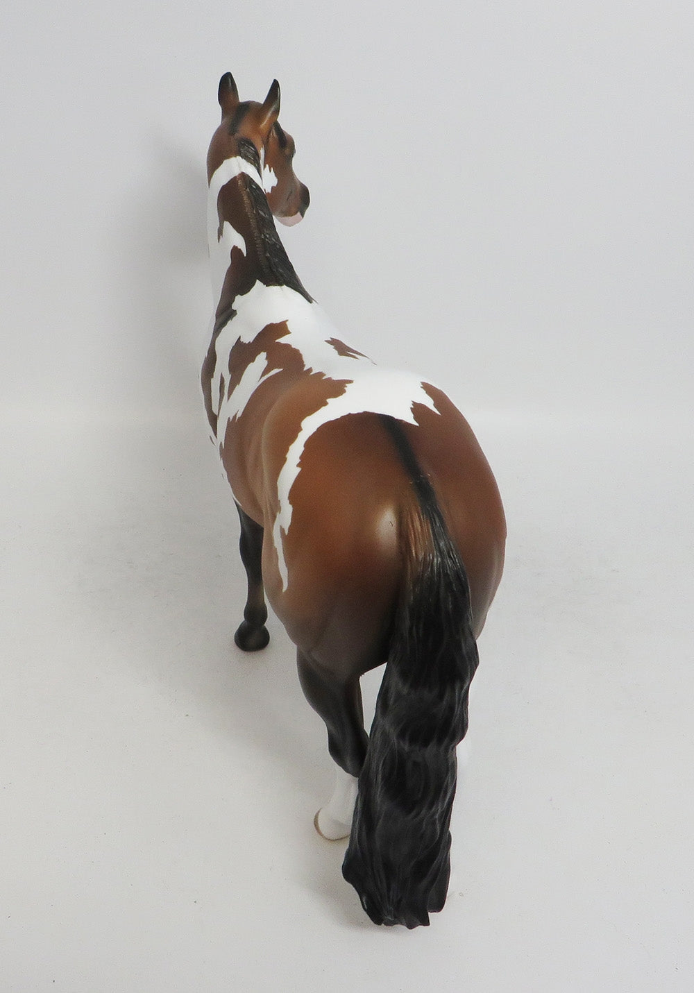 COYOTES THUNDER- OOAK BUCKSKIN PINTO ISH MODEL HORSE BY AUDREY DIXON 10/18/18