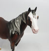 AGING FOREST -OOAK DAPPLE SILVER BAY PINTO ISH MODEL HORSE BY AUDREY DIXON 10/18/18