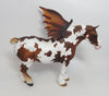 PHOBE- OOAK BAT WING BUNNY DECORATOR MODEL HORSE 2018