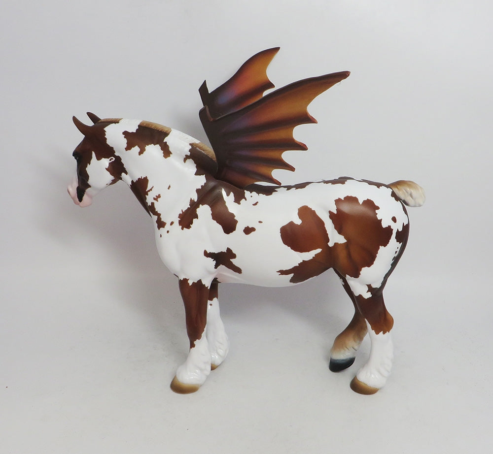 PHOBE- OOAK BAT WING BUNNY DECORATOR MODEL HORSE 2018
