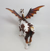 PHOBE- OOAK BAT WING BUNNY DECORATOR MODEL HORSE 2018