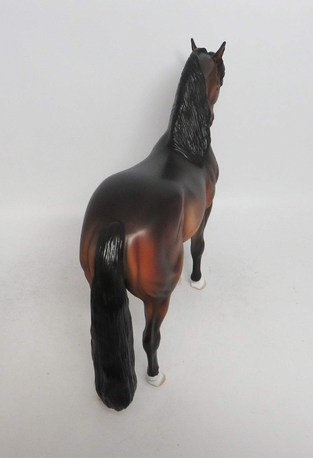 BAYLOR-OOAK BAY ANDALUSIAN MODEL HORSE MM 2018