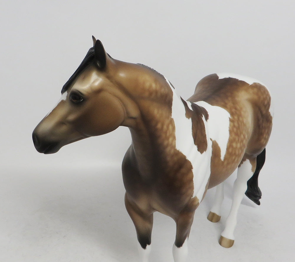 TOIL AND TROUBLE- OOAK DAPPLED BUCKSKIN TOBIANO 10/26/18