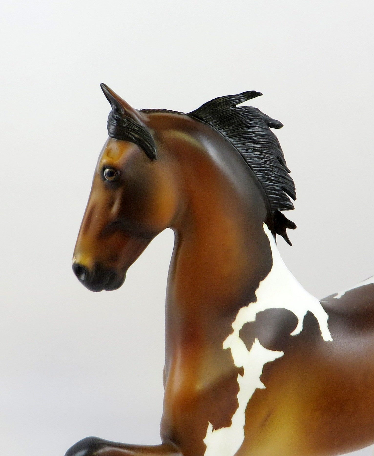 RICOCHET -OOAK  DAPPLE BAY SADDLEBRED BY DAWN QUICK MODEL HORSE 7/2/19