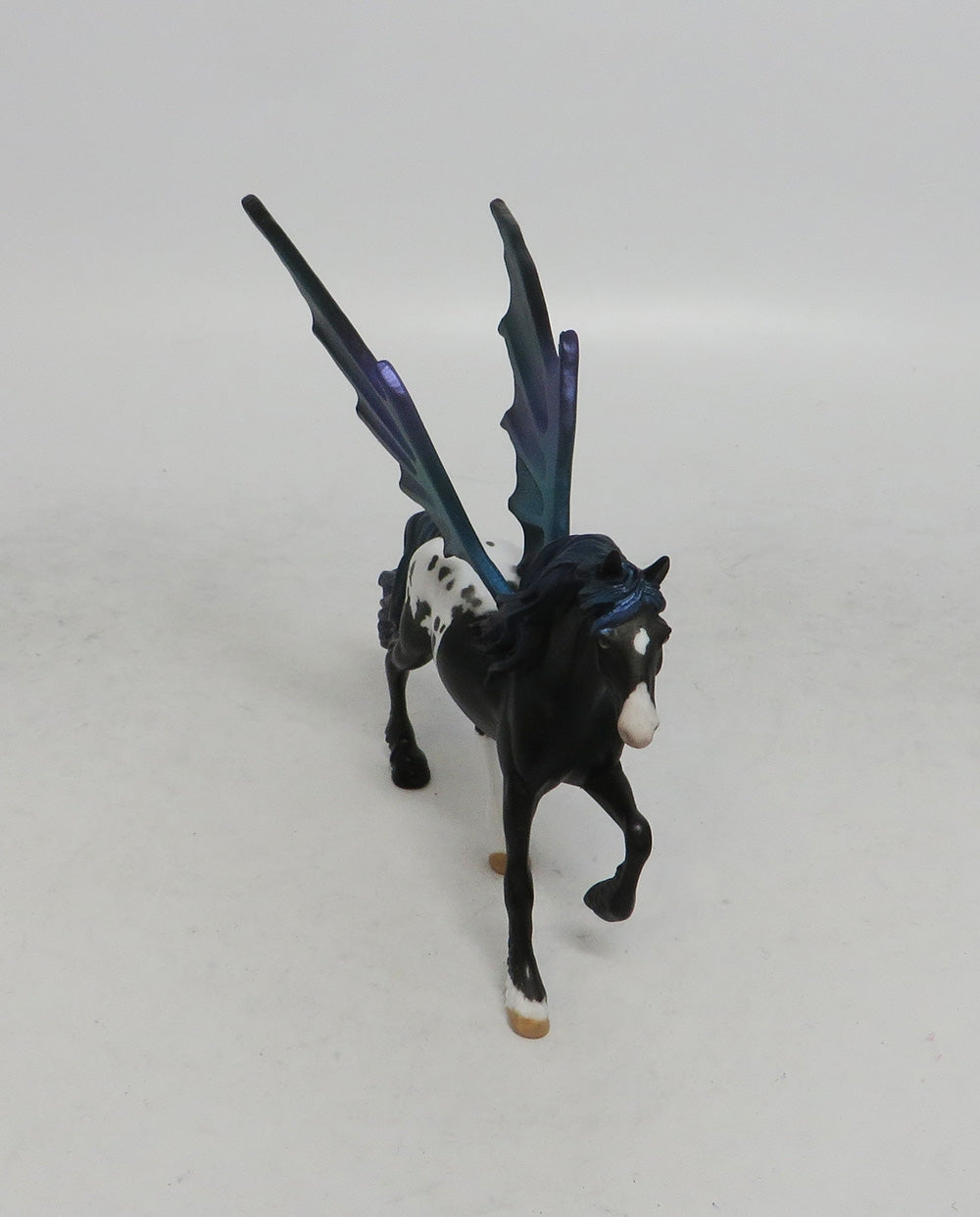 MISTIE FRANK- OOAK BAT CHIP FRIESIAN MODEL HORSE 2018