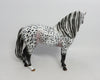 FRIGHT NIGHT- OOAK APPALOOSA ANDALUSIAN MODEL HORSE 25018
