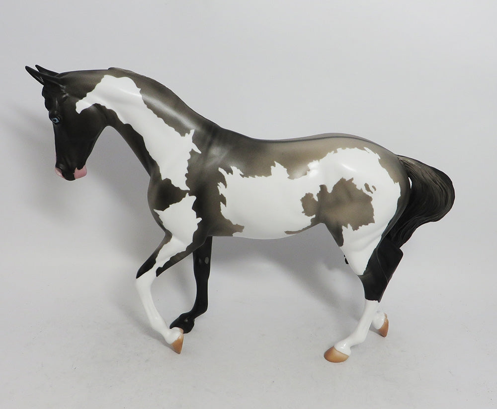 BRAM-OOAK GRULLA PAINT THOROUGHBRED MODEL HORSE MM 2018