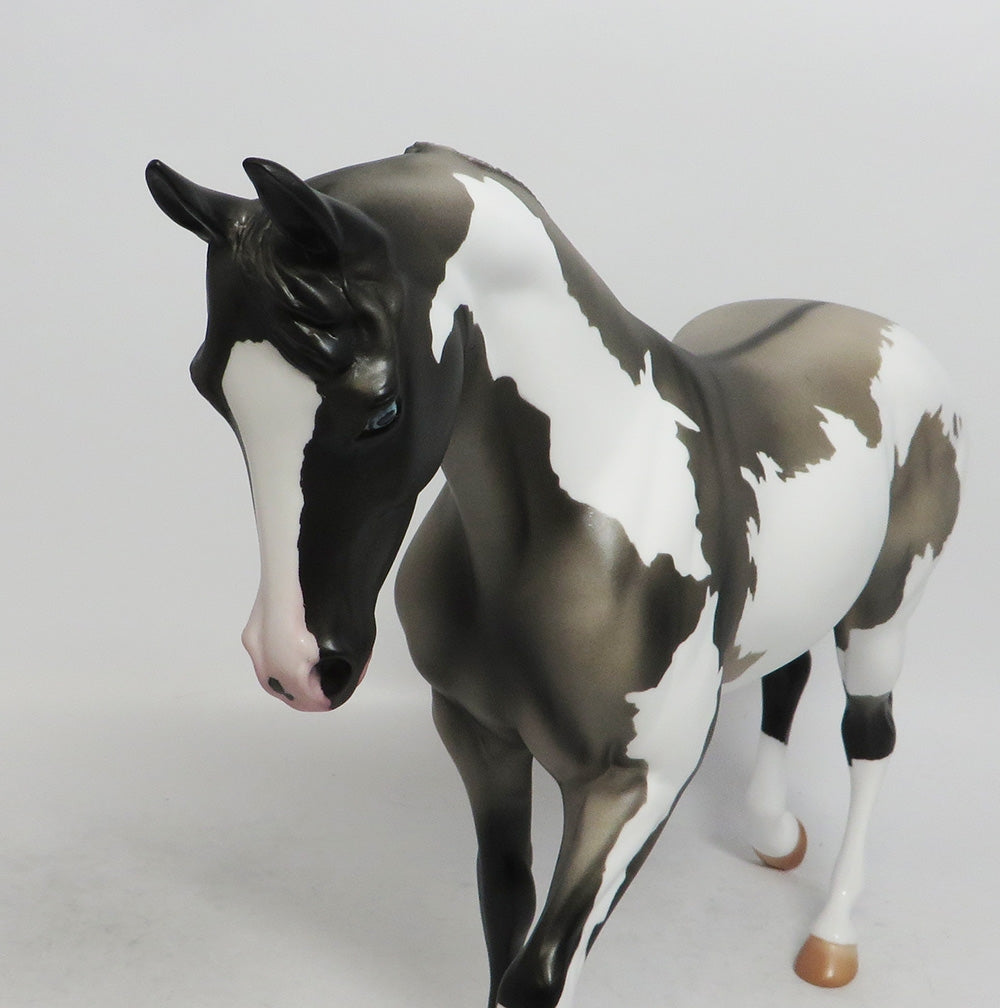 BRAM-OOAK GRULLA PAINT THOROUGHBRED MODEL HORSE MM 2018