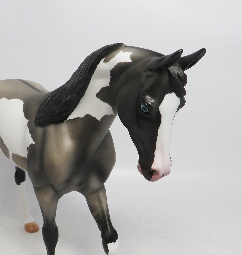 BRAM-OOAK GRULLA PAINT THOROUGHBRED MODEL HORSE MM 2018