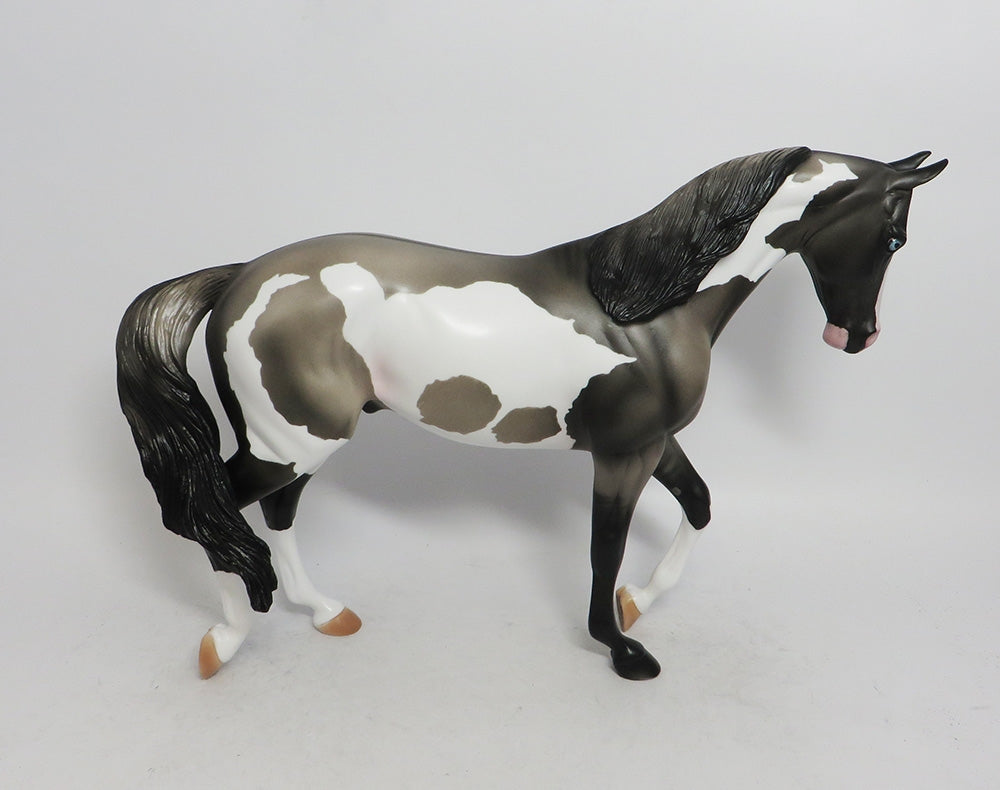 BRAM-OOAK GRULLA PAINT THOROUGHBRED MODEL HORSE MM 2018