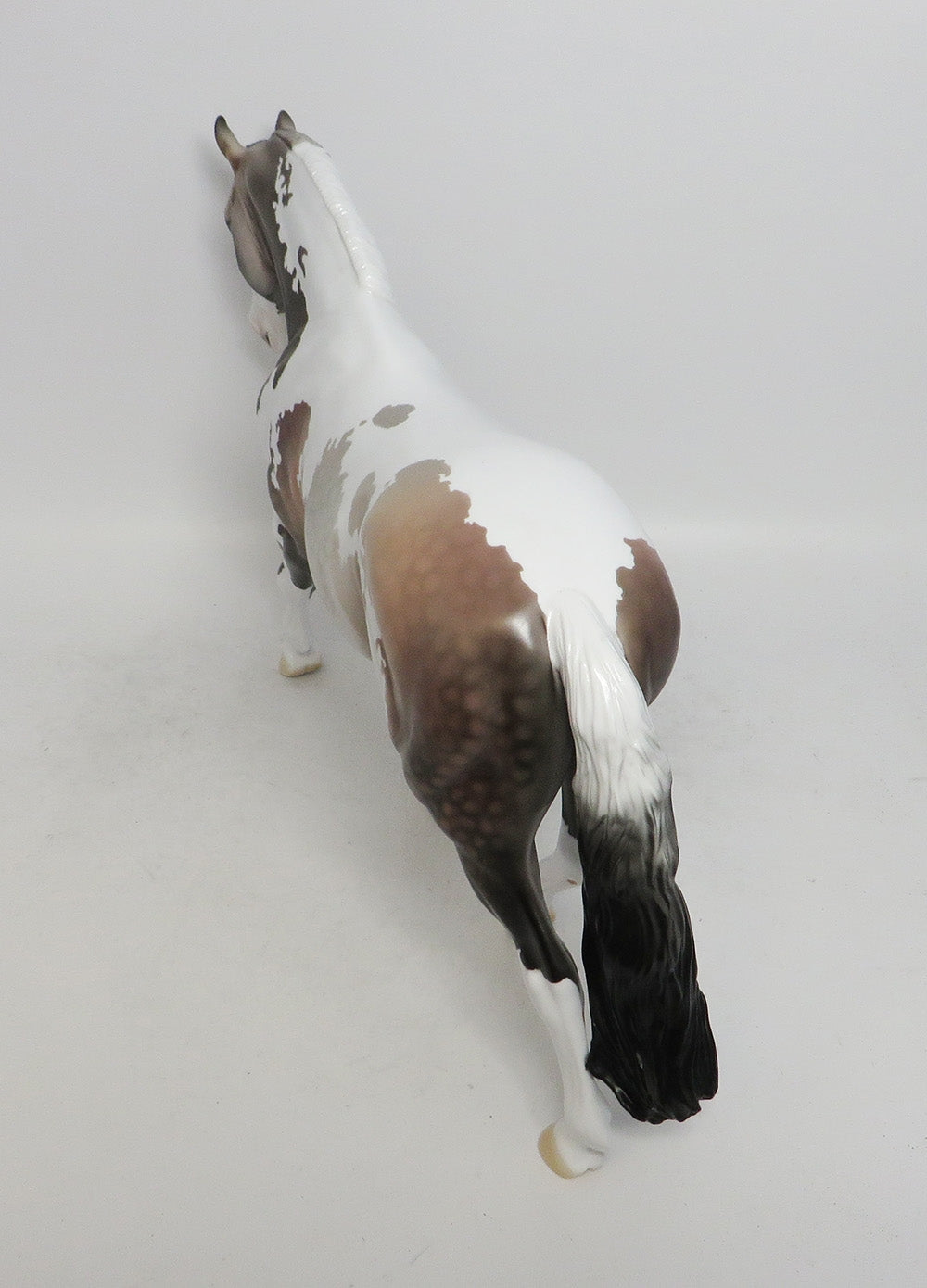 MOONLIGHT MADNESS-OOAK DAPPLE ROSE GREY IRISH DRAFT MODEL HORSE MM 2018