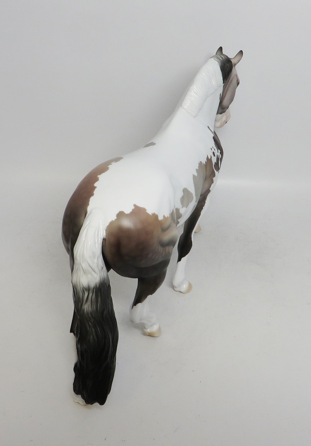 MOONLIGHT MADNESS-OOAK DAPPLE ROSE GREY IRISH DRAFT MODEL HORSE MM 2018