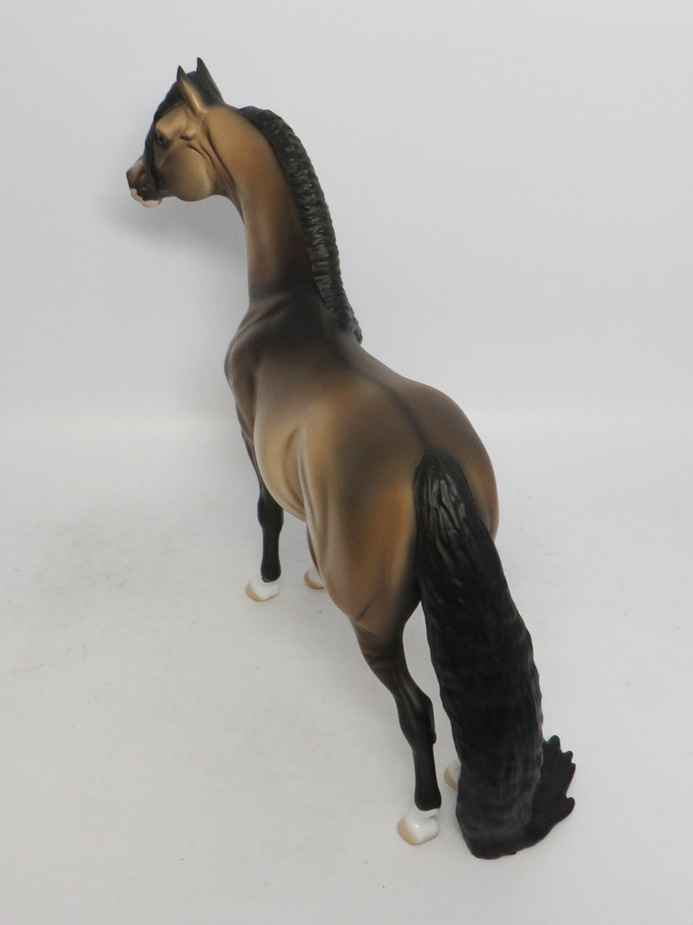 BARLEY- OOAK MORGAN BUCKSKIN MODEL HORSE 2018