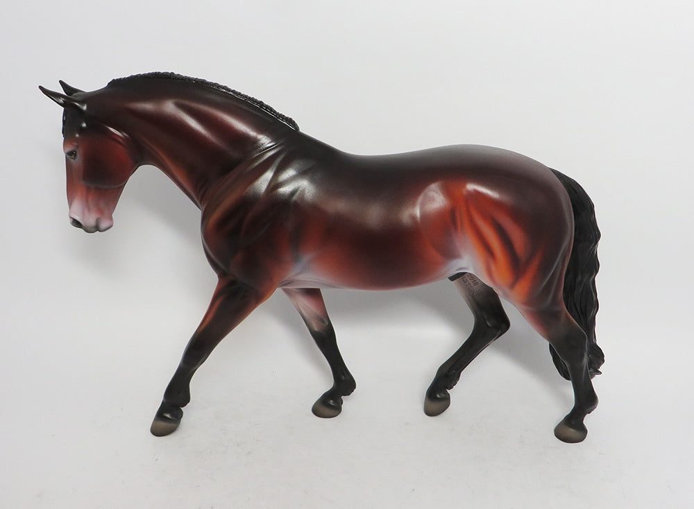CHUCKY- OOAK CUSTOM IRISH DAFTER BAY MODEL HORSE 2018