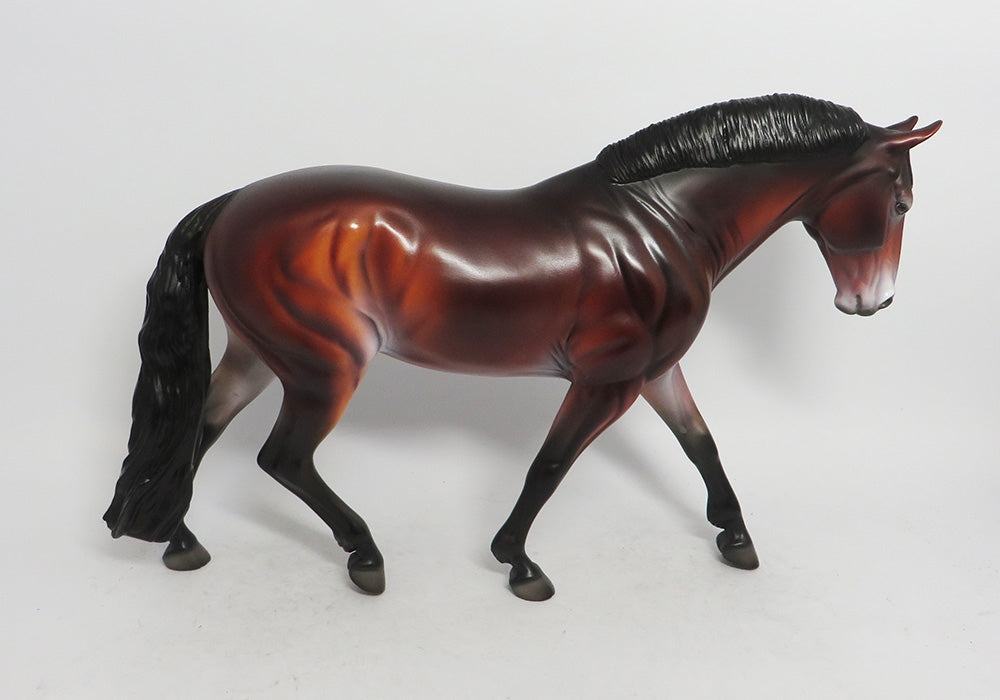 CHUCKY- OOAK CUSTOM IRISH DAFTER BAY MODEL HORSE 2018