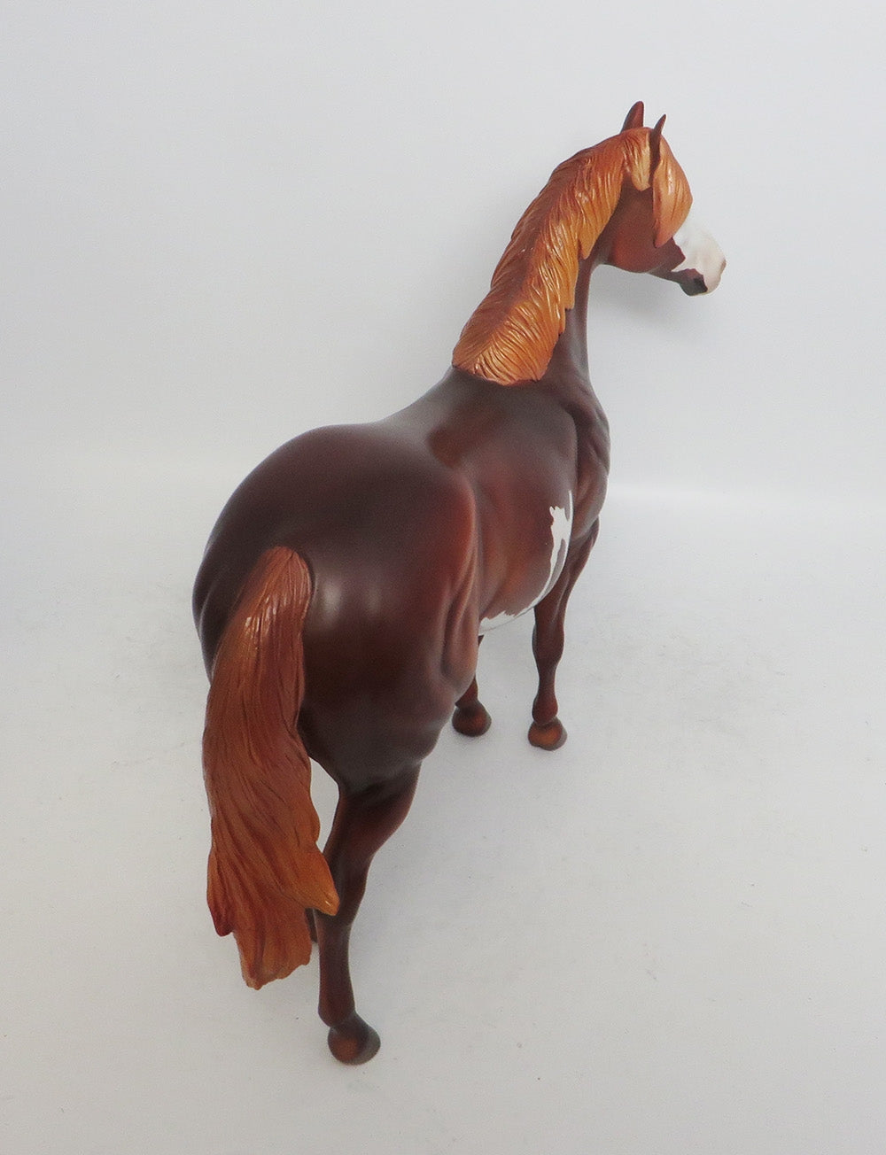 ROBIN- OOAK CHESTNUT ISH CUSTOM MODEL HORSE 2018