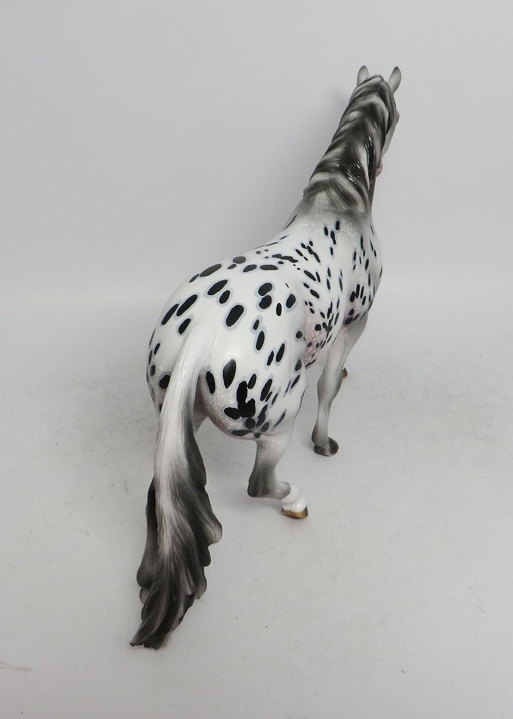 LOTS O SPOTS-OOAK LOUD APPALOOSA PONY MODEL HORSE 11/7/18