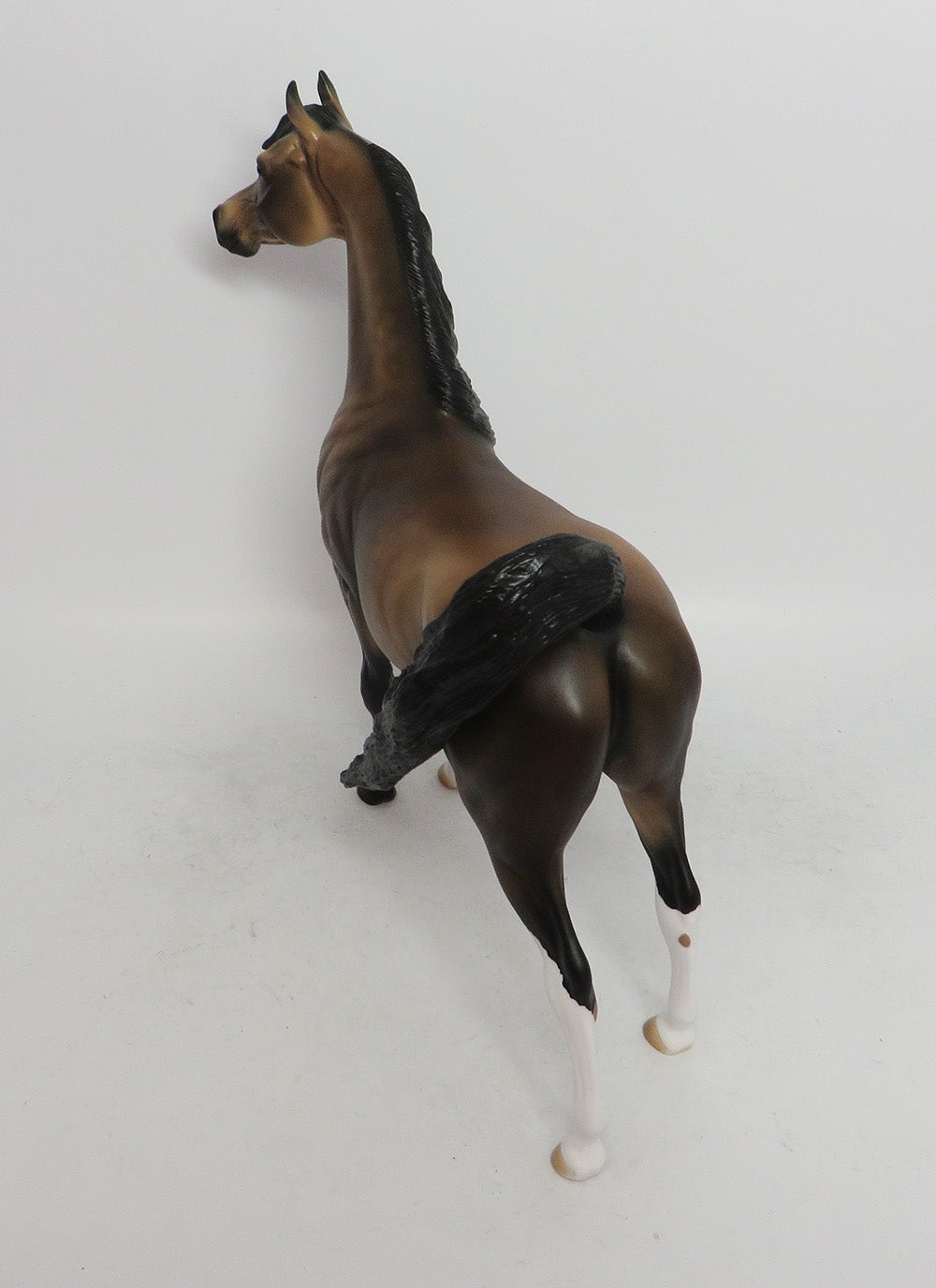 HAPPY DANCE-OOAK DAPPLE BAY ARABIAN MODEL HORSE 11/8/18
