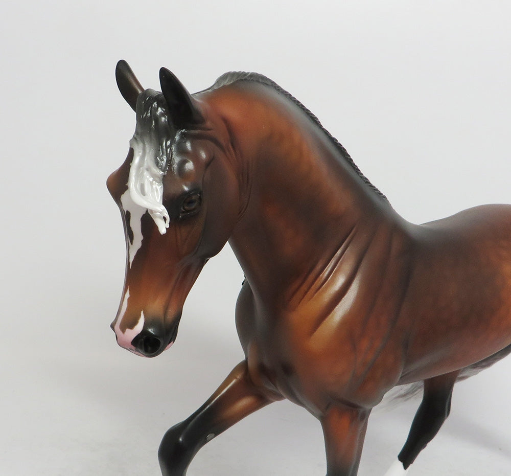 MALCOVICH-OOAK DAPPLE BAY TENNESSEE WALKER MODEL HORSE 11/8/18