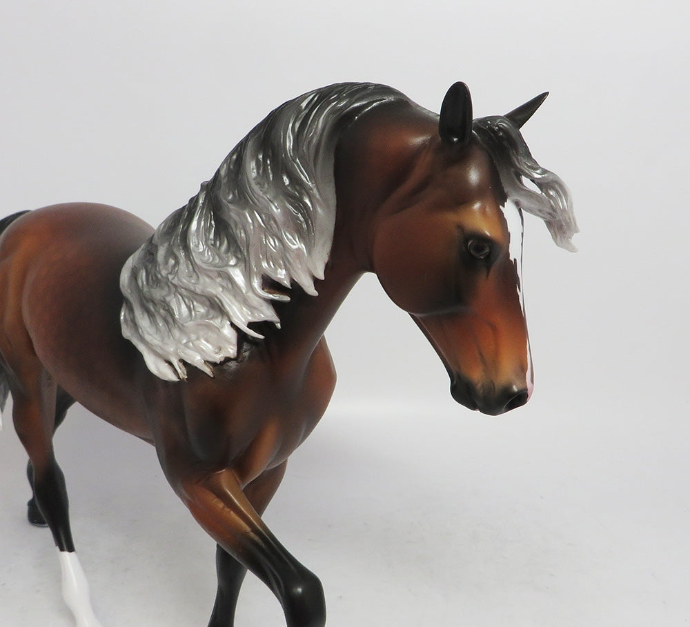 MALCOVICH-OOAK DAPPLE BAY TENNESSEE WALKER MODEL HORSE 11/8/18