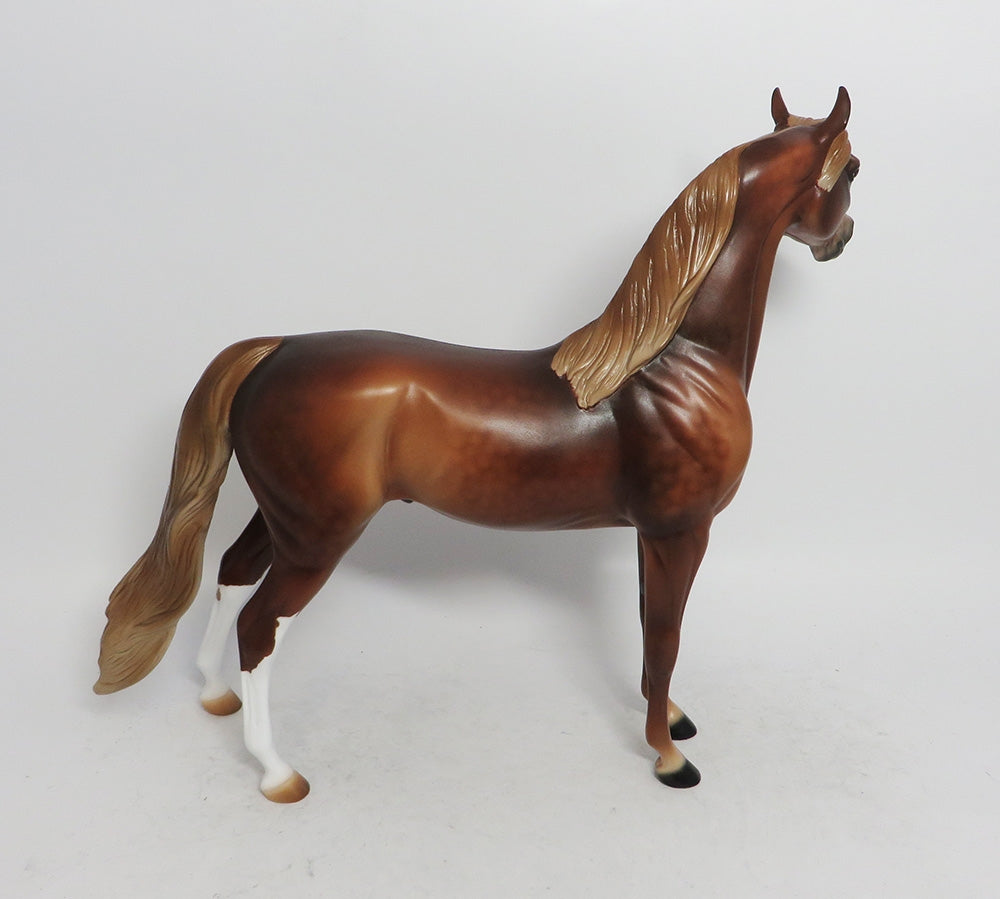 RONNUS- OOAK DAPPLED SORREL WITH FLAXEN MANE AN TAIL  ARABIAN 11/8/18