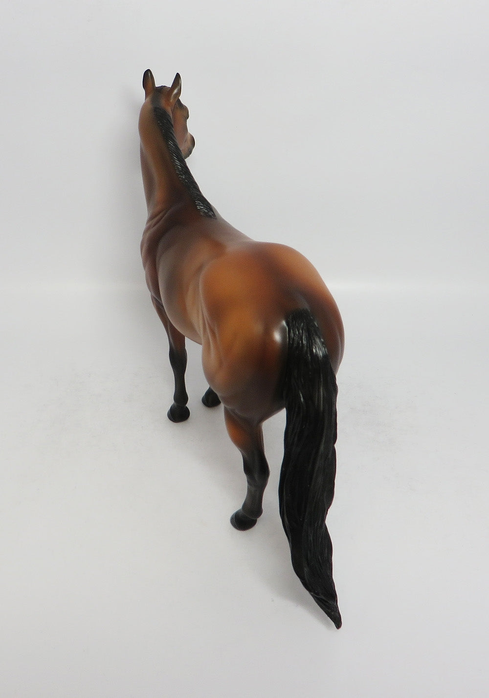 NO SHOW - OOAK BAY ISH MODEL HORSE